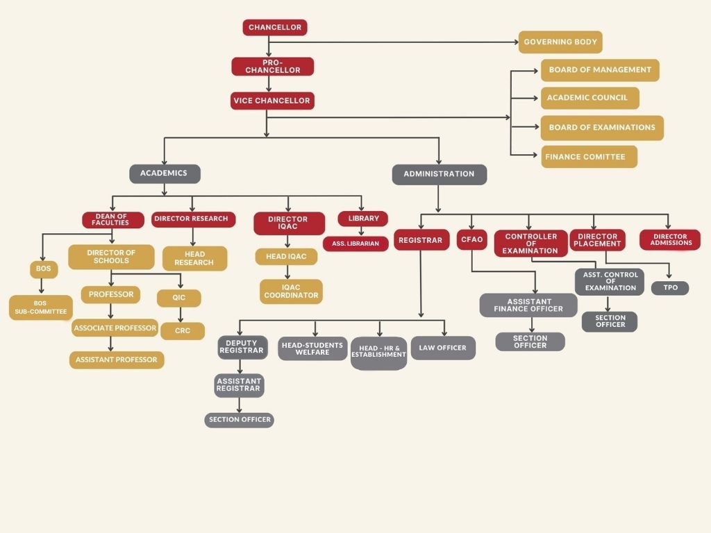 DPGU University Organogram