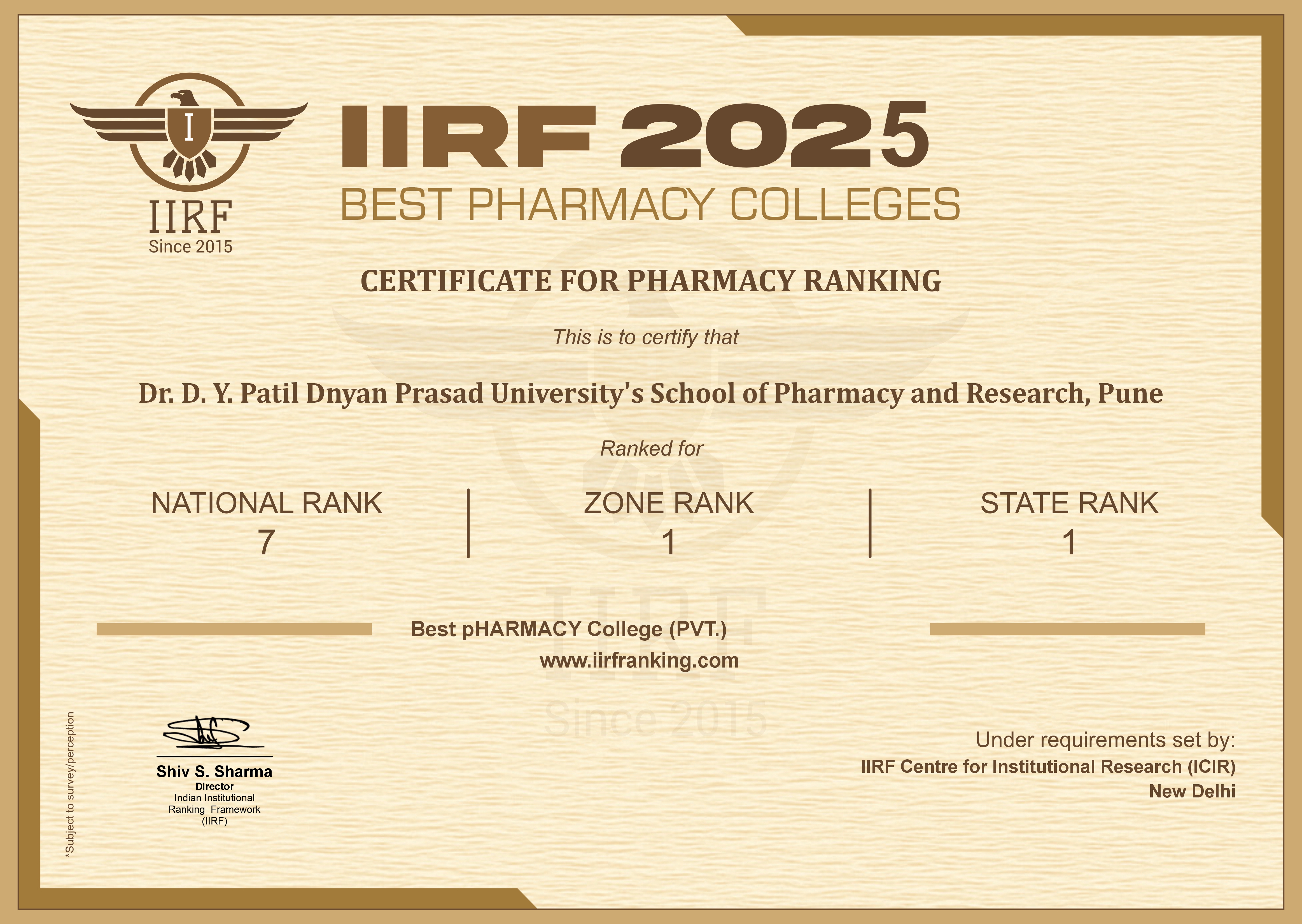 IIRF SPR